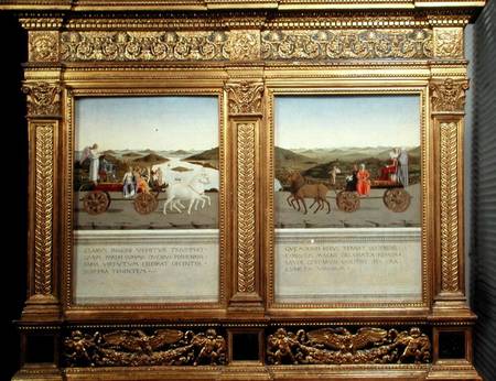 The Triumphs of Duke Federico da Montefeltro (1422-82) and Battista Sforza a Piero della Francesca