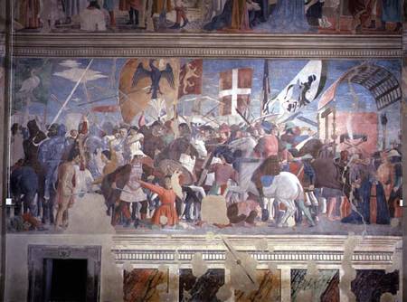 The Victory of Heraclius and the Execution of Chosroes, 628 AD, from the True Cross Cycle a Piero della Francesca