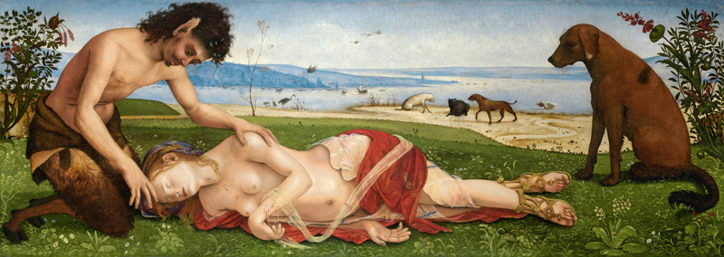 A Satyr Mourning over a Nymph, c.1495 a Piero di Cosimo