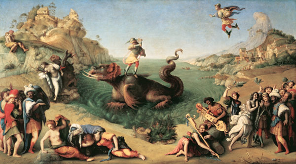 Perseus Rescuing Andromeda a Piero di Cosimo