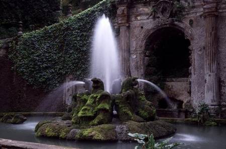 Dragon Fountain designed by Pirro Ligorio (c.1500-83) a Piero Ligorio
