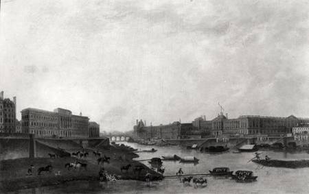View of Paris from the Pont-Neuf a Pierre Antoine Demachy