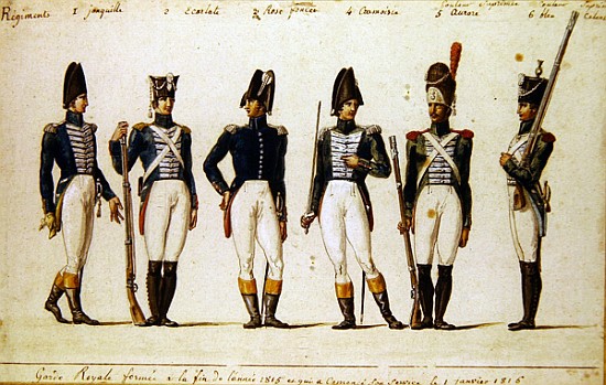 French Royal Guard a Pierre Antoine Lesueur
