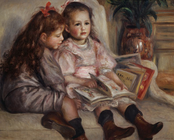 Jean and Geneviève Caillebotte a Pierre-Auguste Renoir
