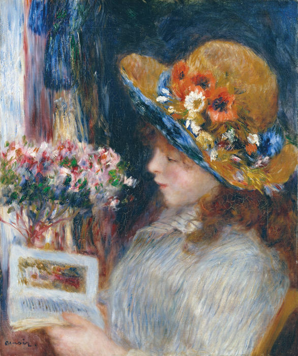 Reading Girl a Pierre-Auguste Renoir