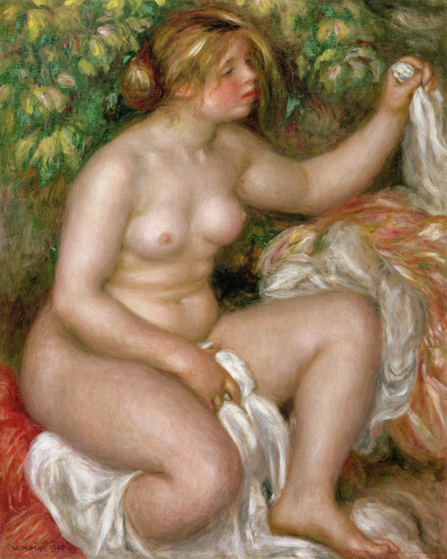 Renoir / Apres le bain / 1910 a Pierre-Auguste Renoir