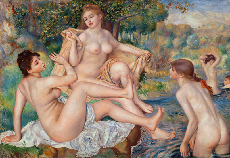 I bagnanti a Pierre-Auguste Renoir