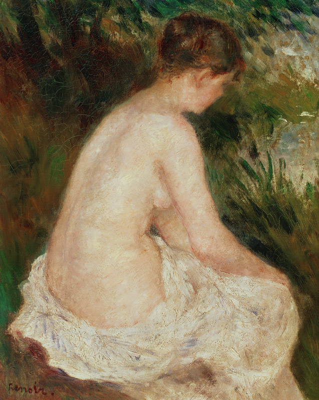 Bather a Pierre-Auguste Renoir