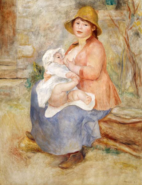 A.Renoir / Mother s Joy (Breastfeeding) a Pierre-Auguste Renoir