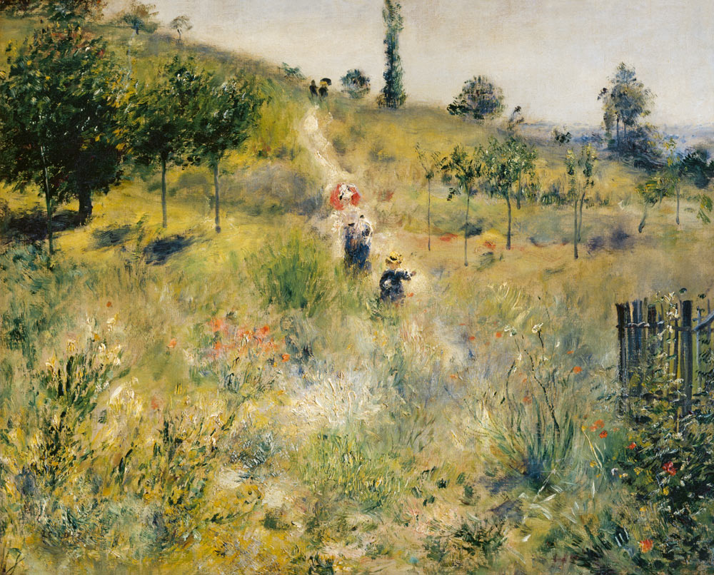 Auguste Renoir, Chemin montant... 1876/7 a Pierre-Auguste Renoir