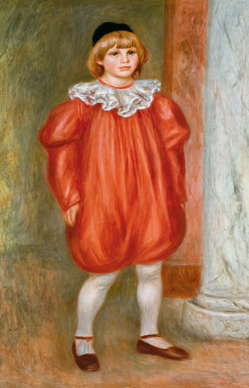Il clown a Pierre-Auguste Renoir