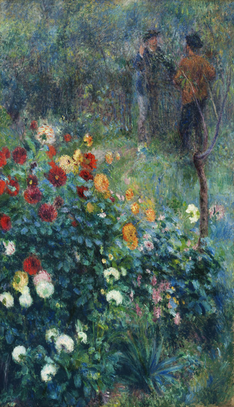 Der Garden an der Rue Cortot, Montmartre a Pierre-Auguste Renoir