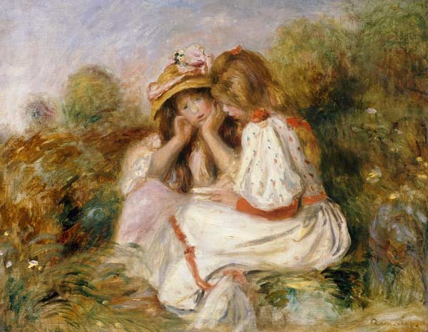 Deux Fillettes a Pierre-Auguste Renoir