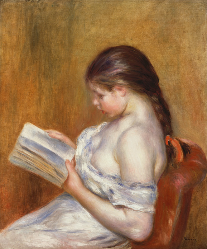 Die Lektüre a Pierre-Auguste Renoir