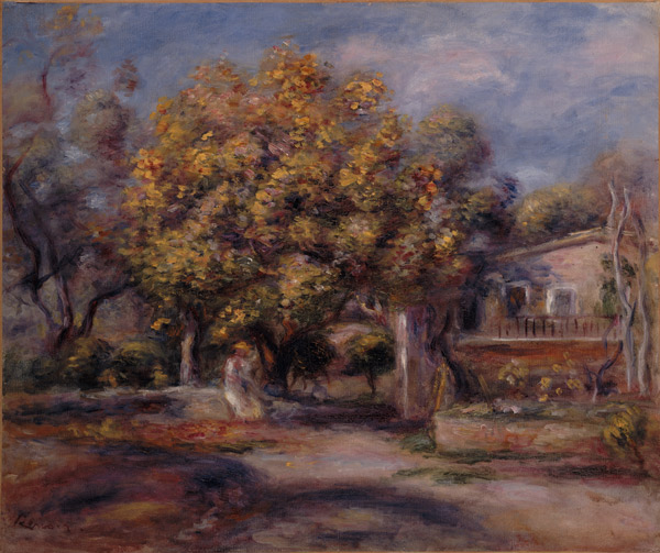 Eingang zu Haus und Garten in Cagnes a Pierre-Auguste Renoir