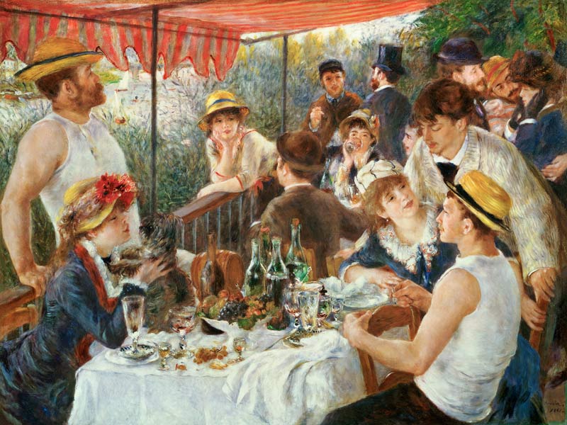 La colazione dei canottieri a Pierre-Auguste Renoir
