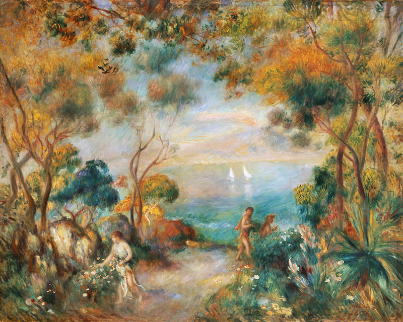 Garden at Sorrento a Pierre-Auguste Renoir