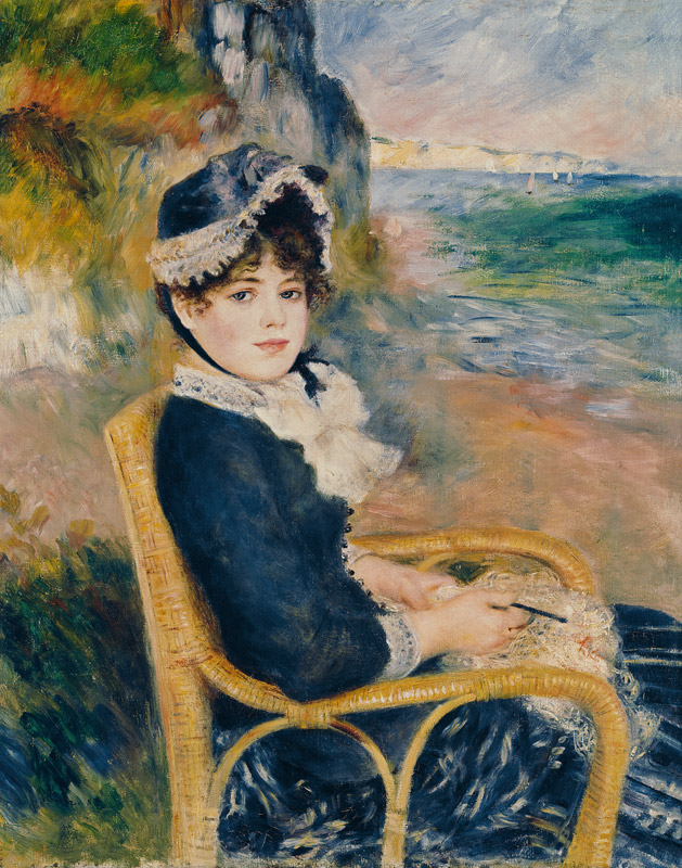 By the Seashore a Pierre-Auguste Renoir