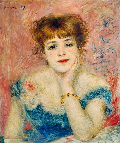 Jeanne Samary a Pierre-Auguste Renoir