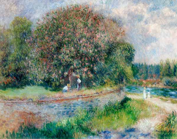 Castagno in fiore a Pierre-Auguste Renoir