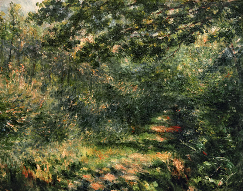 Renoir / Forest path / c.1875 a Pierre-Auguste Renoir