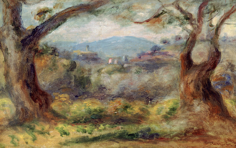 Paesaggio alle Collettes a Pierre-Auguste Renoir