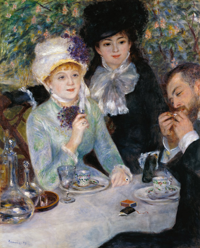 After the Luncheon a Pierre-Auguste Renoir