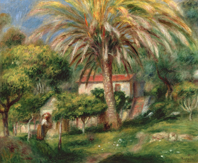 Palm Trees a Pierre-Auguste Renoir