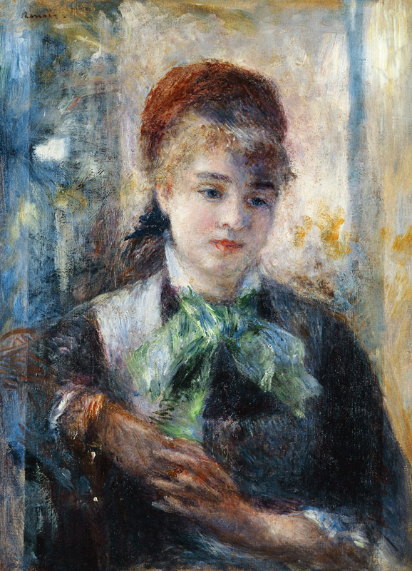 Portrait of Nini Lopez a Pierre-Auguste Renoir