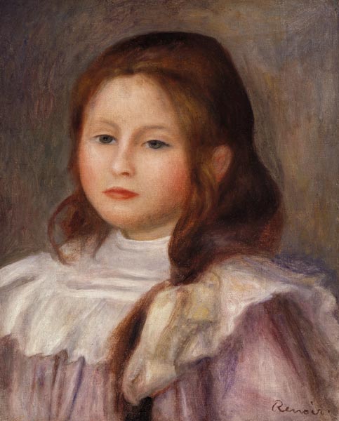 Portrait of a child a Pierre-Auguste Renoir