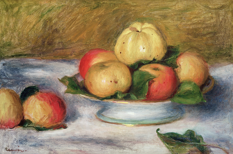 Natura morta con mele a Pierre-Auguste Renoir