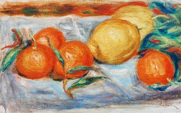A.Renoir, Stilleben mit Zitrusfrüchten a Pierre-Auguste Renoir