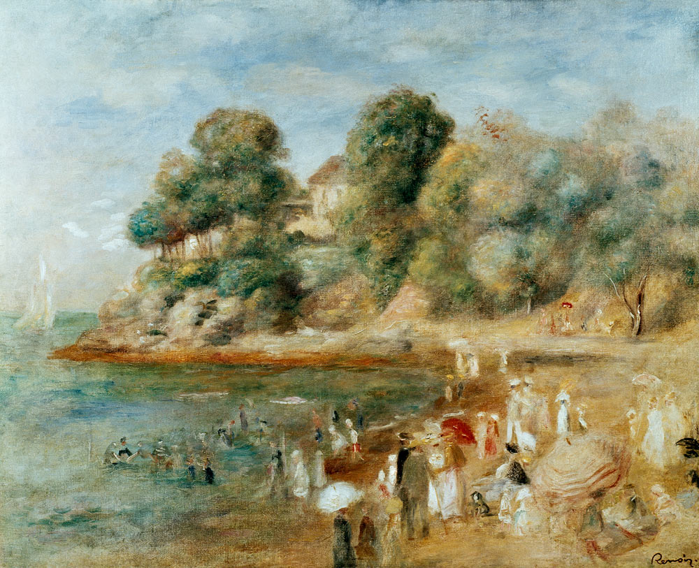 Strand bei Pornic a Pierre-Auguste Renoir
