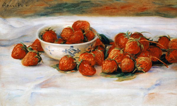 Strawberries a Pierre-Auguste Renoir