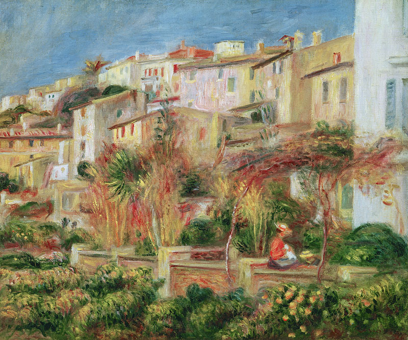 Terrazze a Cagnes a Pierre-Auguste Renoir