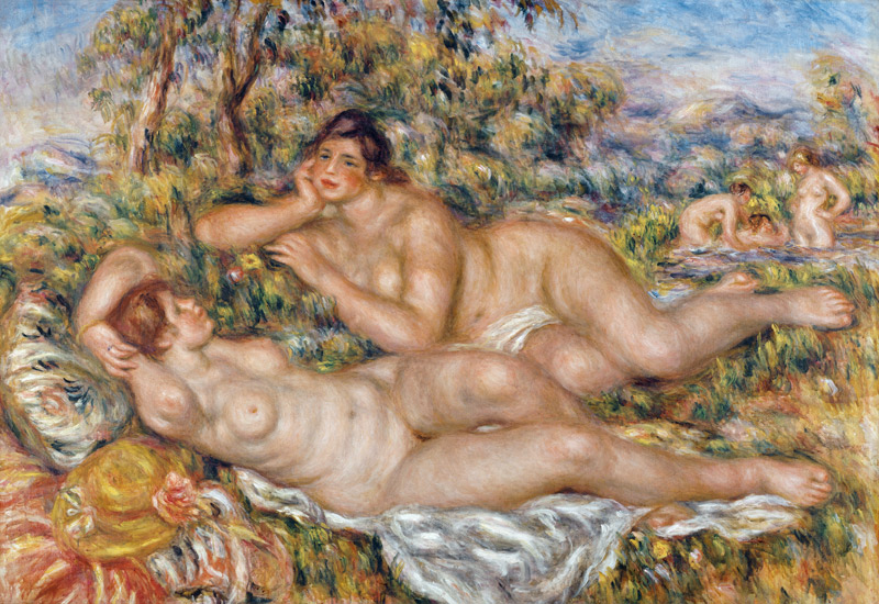 Le bagnanti a Pierre-Auguste Renoir