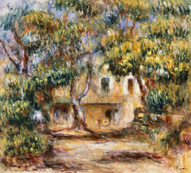 The Farm at Les Collettes a Pierre-Auguste Renoir