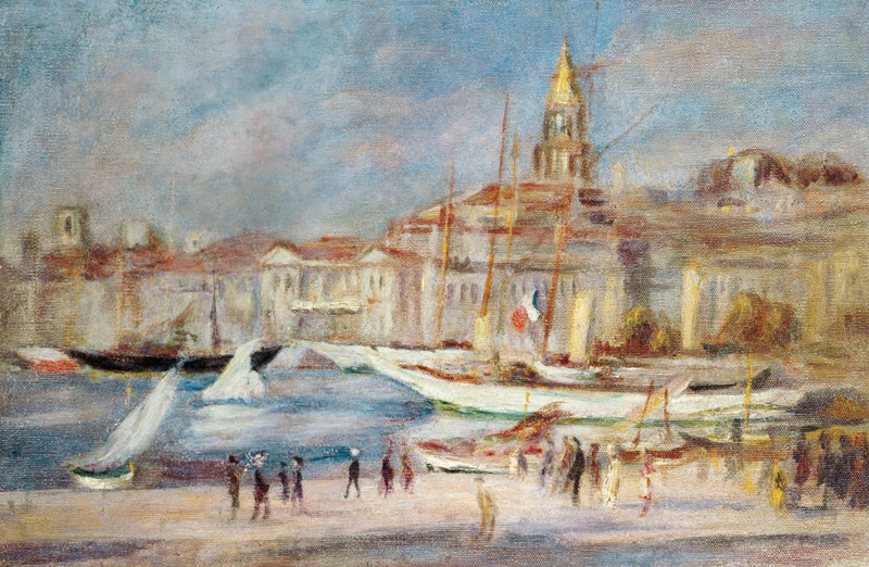 The Old Port of Marseilles a Pierre-Auguste Renoir