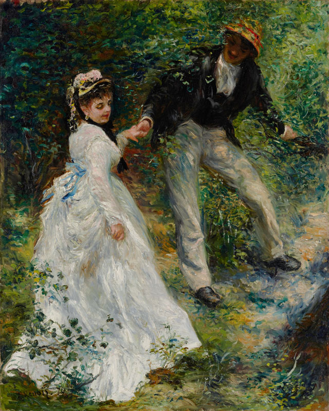 Auguste Renoir / The Promenade / 1870 a Pierre-Auguste Renoir