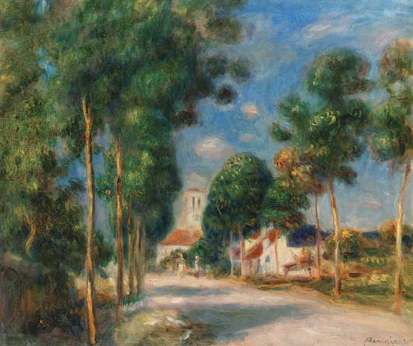 The Road to Essoyes a Pierre-Auguste Renoir