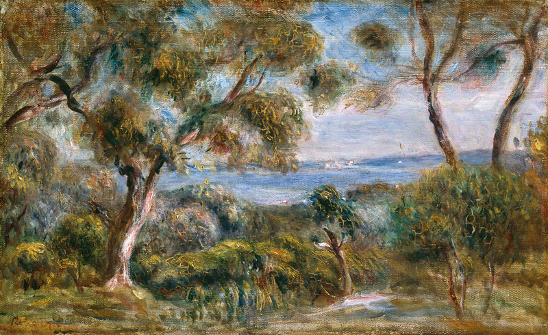 Il mare a Cagnes a Pierre-Auguste Renoir