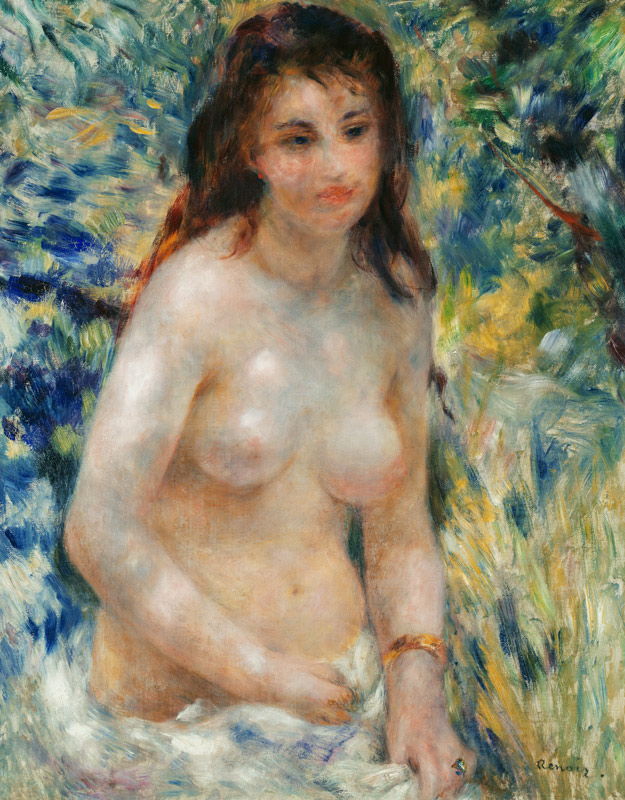 Renoir/ Torse de femme au soleil /c.1876 a Pierre-Auguste Renoir