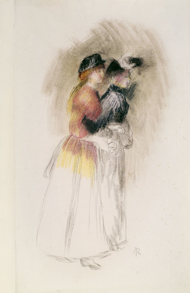 Renoir / Two women / 1890 a Pierre-Auguste Renoir