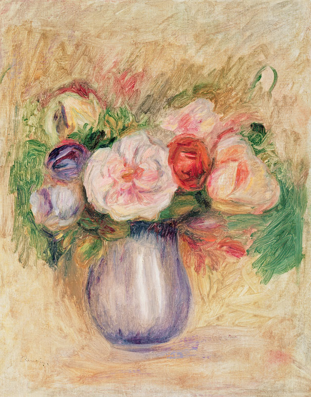 Vase of Flowers a Pierre-Auguste Renoir