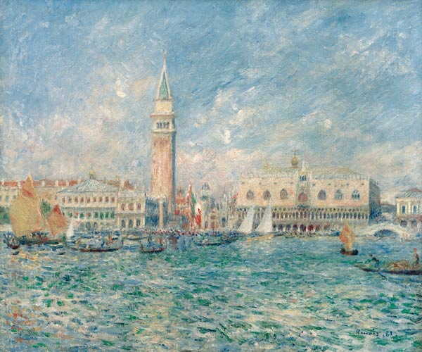 Venice (The Doge’s Palace) a Pierre-Auguste Renoir