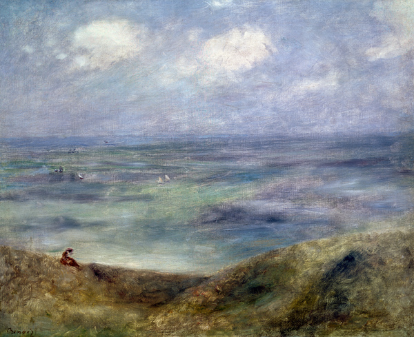 View of the Sea, Guernsey a Pierre-Auguste Renoir