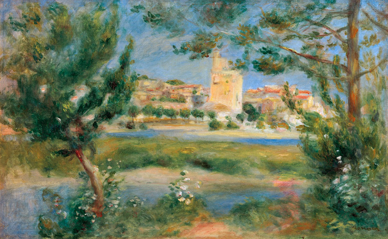 Renoir / Villeneuve-les-Avignon / 1901 a Pierre-Auguste Renoir