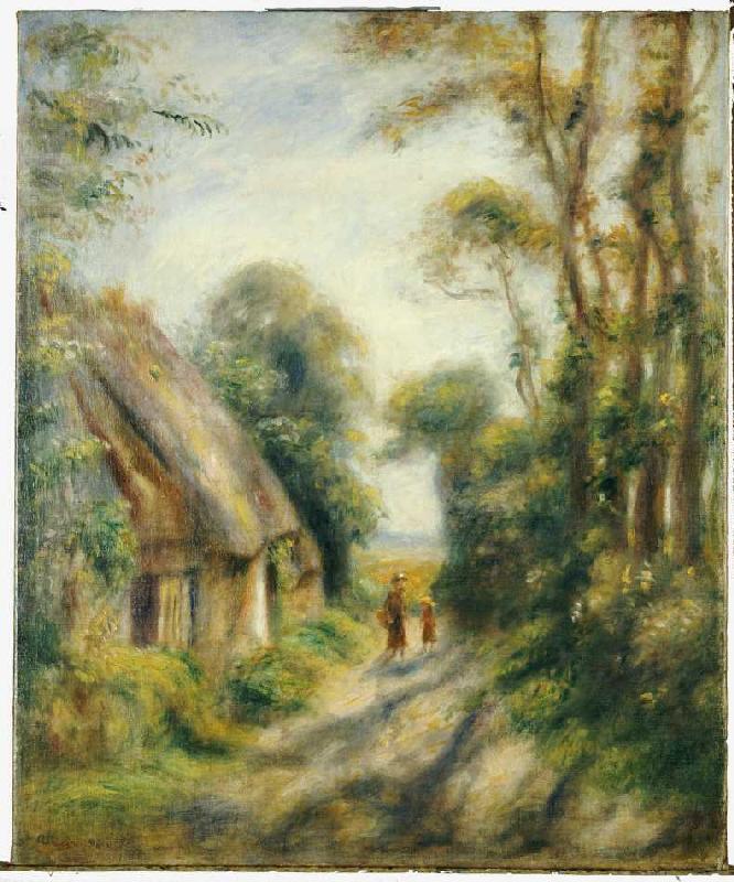 Am Stadtrand von Berneval. a Pierre-Auguste Renoir