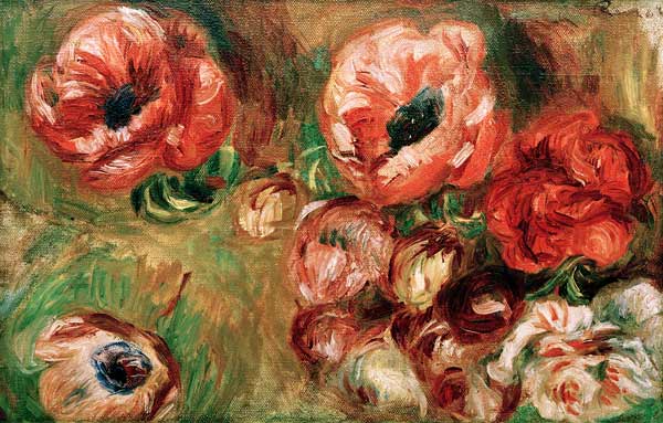 A.Renoir, Die Anemonen a Pierre-Auguste Renoir