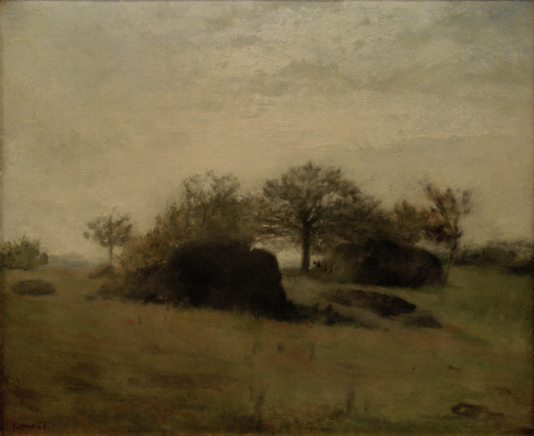 A.Renoir, Landschaft bei Fontainebleau a Pierre-Auguste Renoir
